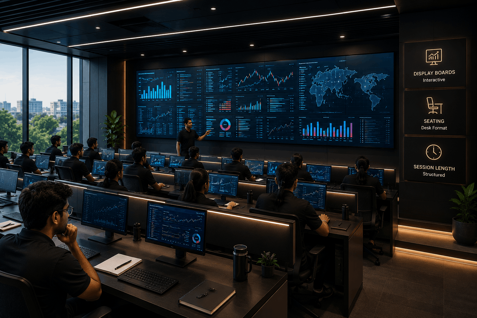 Aarsh Institute digital banking classroom