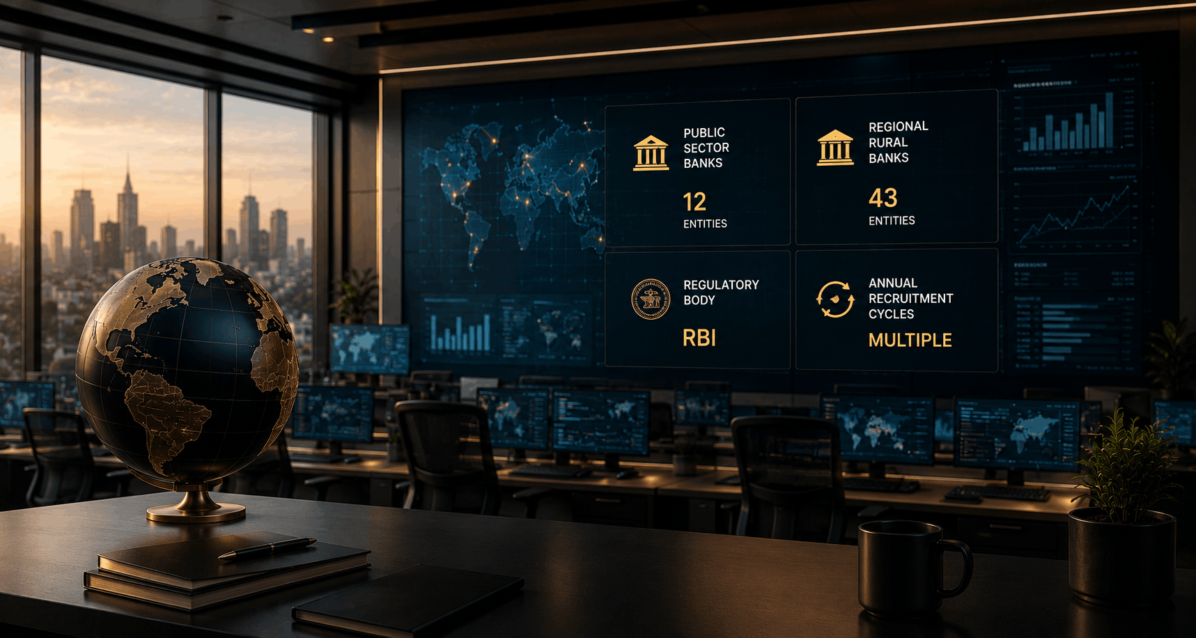 Banking industry overview visual