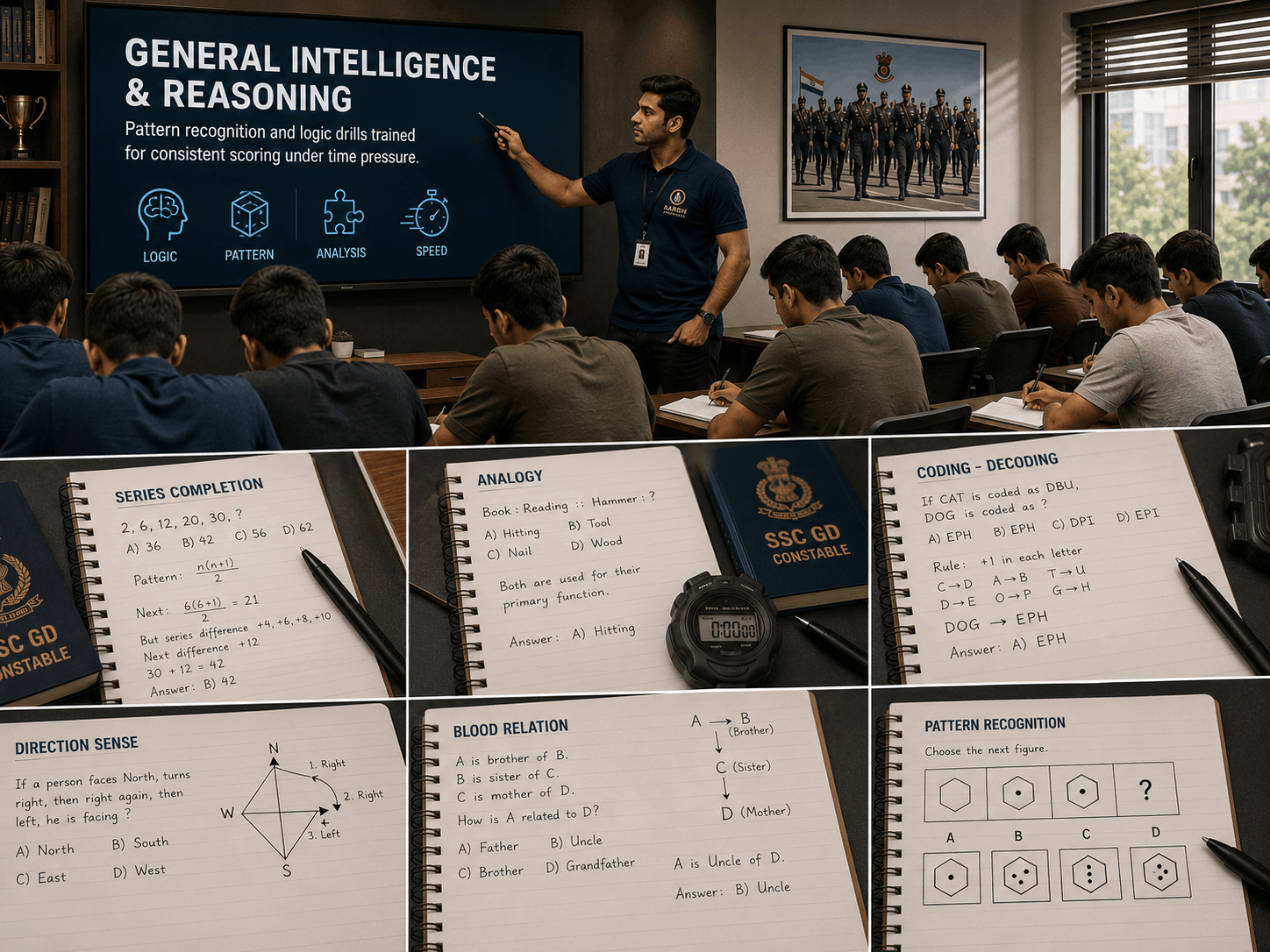 Reasoning and logic practice class