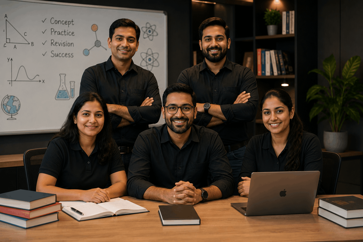 Aarsh Institute faculty teaching Class 8 students