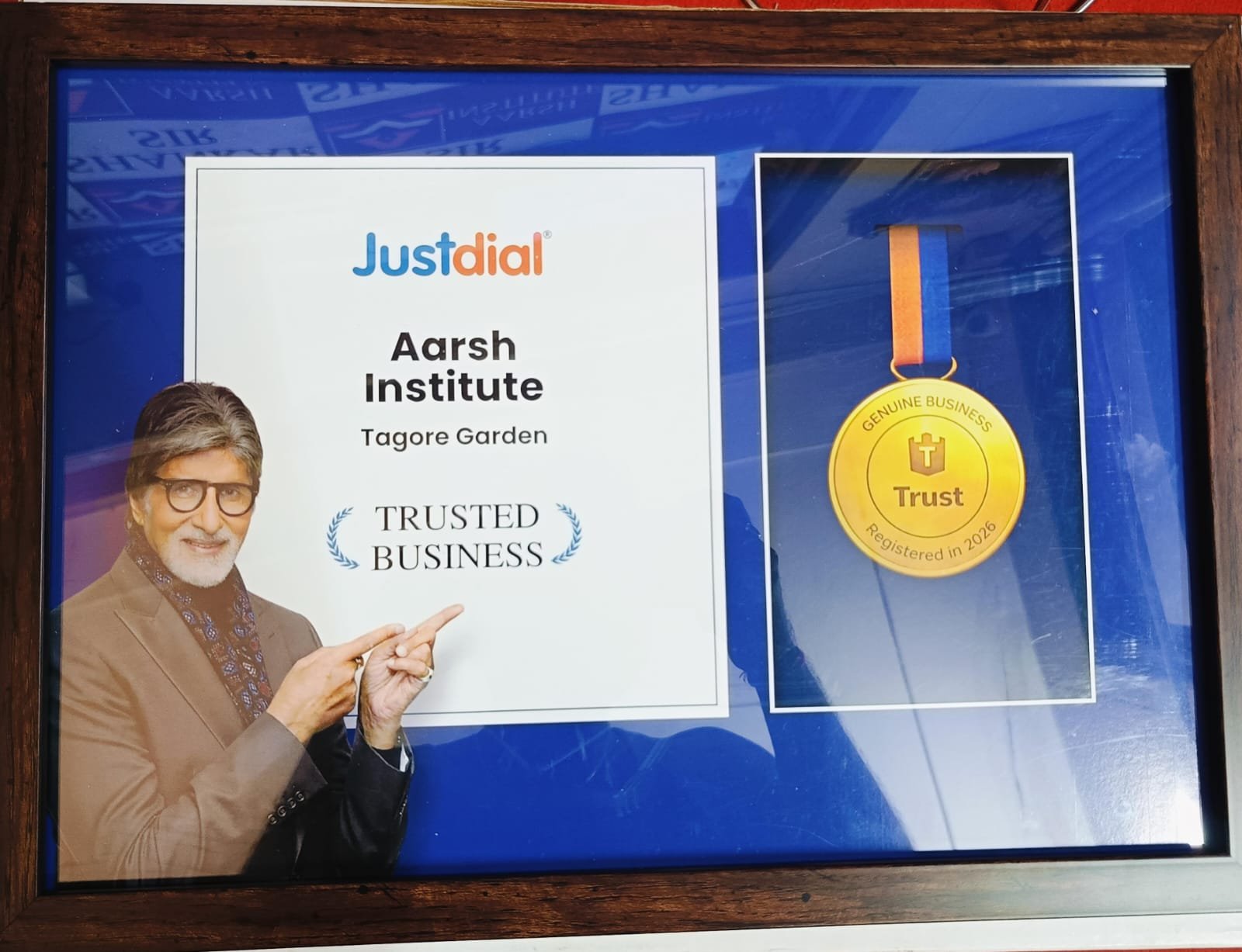 Aarsh Institute Justdial Trusted Business