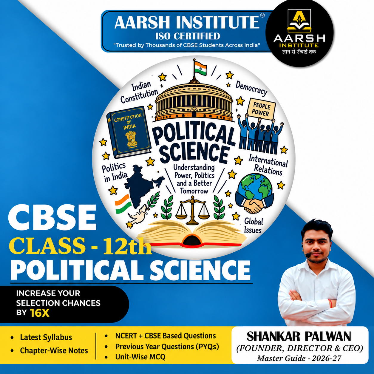 CBSE Class 12 Political Science Master Guide 2026–27 – Hindi Medium