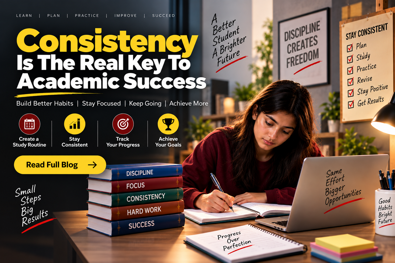 Consistency Is The Real Key To Academic Success
